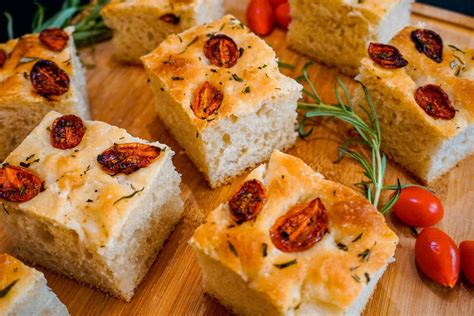 Roasted Cherry Tomato Rosemary Focaccia Authentic Italian Recipe