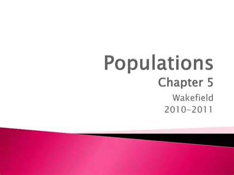 Ppt Populations Chapter 5 Powerpoint Presentation Free Download Id