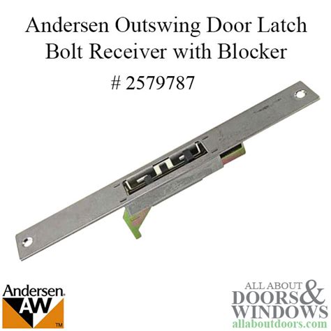 Andersen Latch Bolt Receiver For Frenchwood Outswing Hinged Patio Door