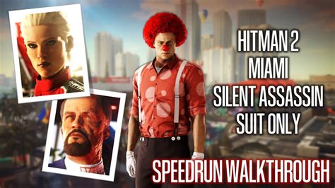 Hitman Miami Silent Assassin Suit Only Speedrun Walkthrough