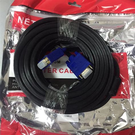 Jual Kabel Vga 15 Meter Netline Vga Cable Male Male Kabel Vga Netline