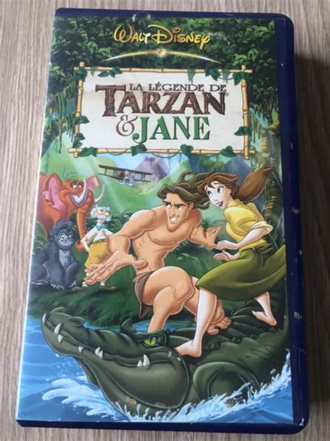 CASSETTE VIDÉO VHS La Légende De Tarzan Et Jane Walt Disney Rare EUR 5