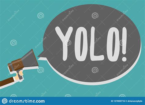 Conceptual Hand Writing Showing Yolo Business Photo Text Stand For You