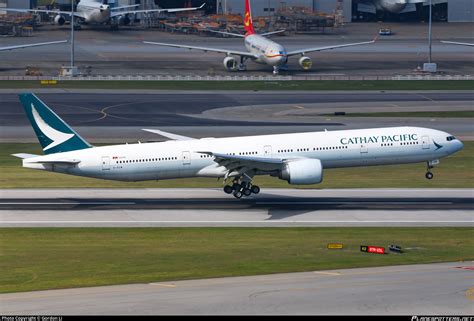 B KQW Cathay Pacific Boeing 777 367ER Photo By Gordon Li ID 1431053