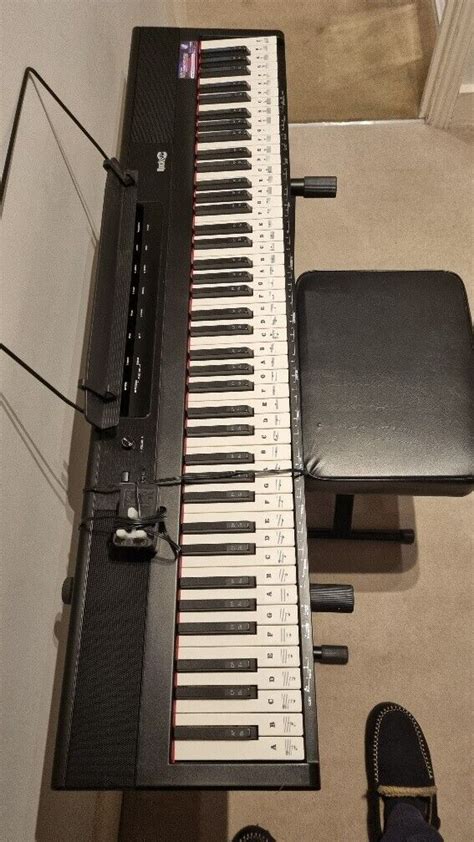 Rockjam Key Full Size Digital Electric Piano Keyboard Semi Weighted