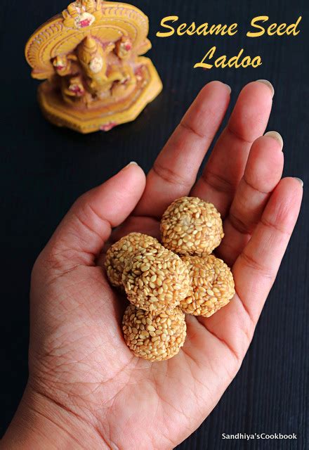 Sandhiya S Cookbook Ellu Urundai Sesame Seed Ladoo Ladoo Recipe