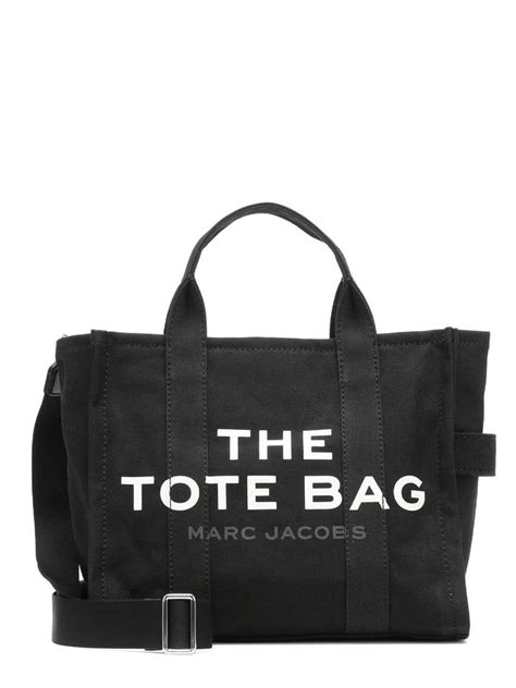 Marc Jacobs The Small Traveler Tote Bag In Black Modesens