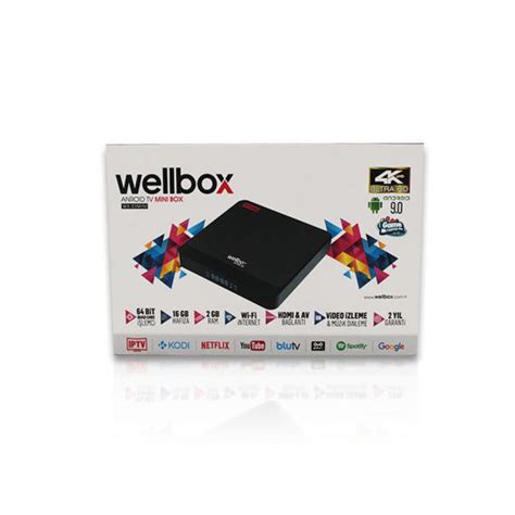 Atomsan Elektronik Wellbox X Mini K Ultra Hd Android Tv Box