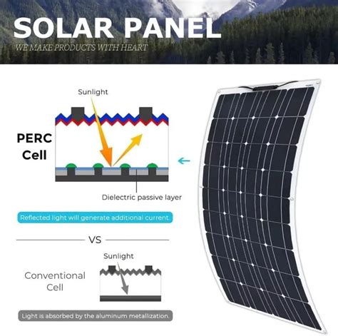 2mm Thin Film Solar Cell Black Flexible Photovoltaic Solar Panel 50w 100w 150w 200w For Car Roof