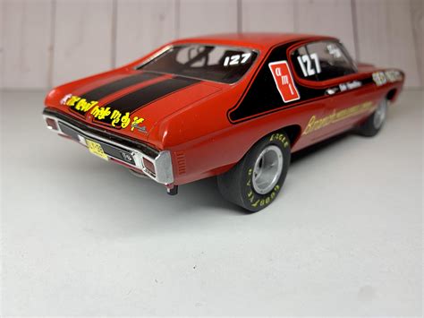 1970 Red Alert Bob Hamilton Chevelle Drag Racing Model Cars