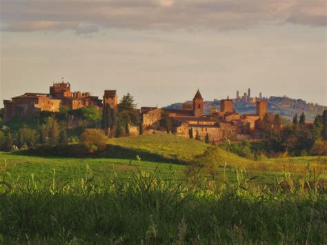 The Amazing Tuscan Landscape Certaldo Alto Old Town Florence Tuscany