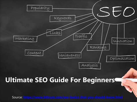 ultimate seo guide  beginners pptx