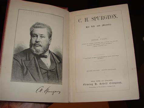 C. H. Spurgeon, His Life and Ministry by Jesse Page | Goodreads