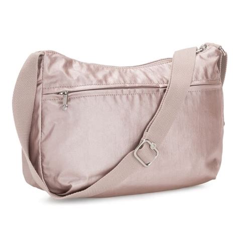 Bolsa Kipling Izellah Color Rosa Metálico