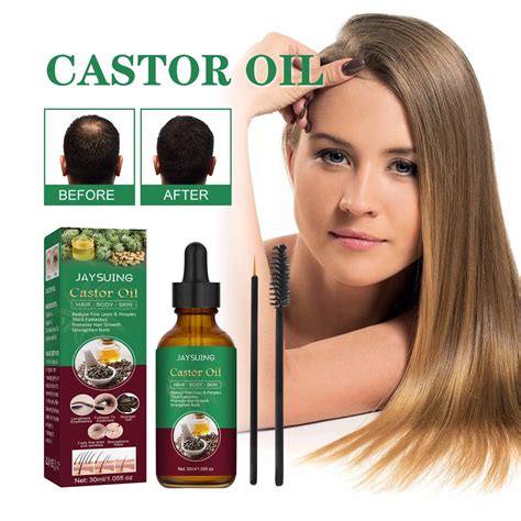 Jaysuing Hair Growth Castor Oil Nourishing Anti Hair Loss Ca 蝦皮購物