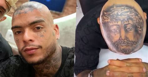 Mc Kevin explica o motivo de ter tatuado toda a cabeça Confira