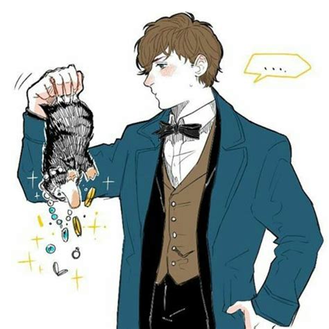 Fantastic Beasts Newt Scamander And Niffler Fantastic Beasts