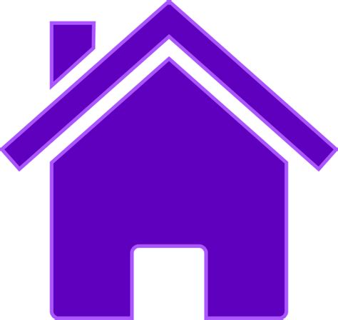 Purple House Clip Art at Clker.com - vector clip art online, royalty ...