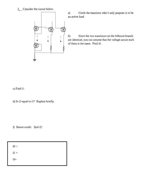 Answered 2 Consider The Circuit Below A Bartleby