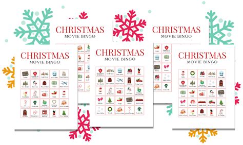 Free Christmas Movie Bingo Game The Stress Free Christmas