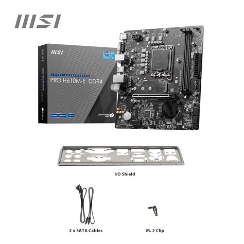 MSI PRO H610M-E DDR4 MOTHERBOARD - Nexcom Computers