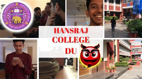 Du College Vlog What We Do During Our Break Time In College Hansraj College Delhi