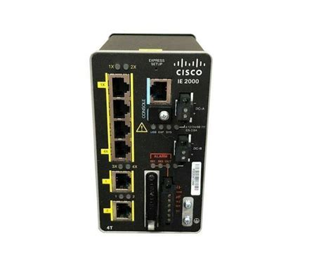 Cisco Ie 2000 4t B Industrial Eth 6x Fe Copper Ports Managed Switch