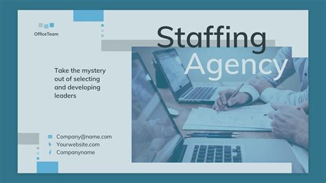 Staffing Agency Powerpoint Presentation Template Youtube