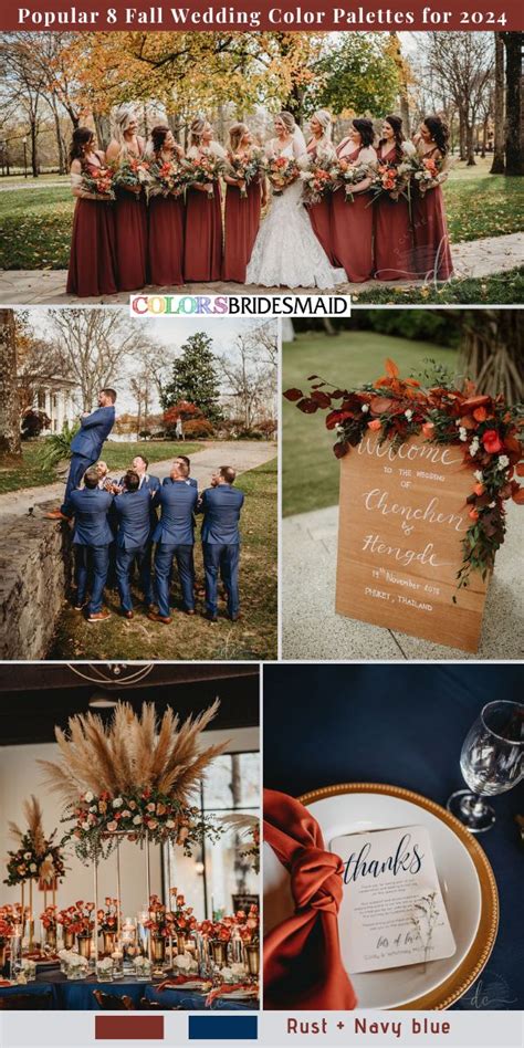 Wedding Color Palettes For Fall And Winter