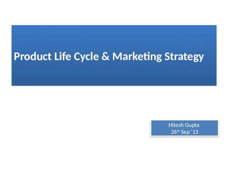 Pptx Product Life Cycle Marketing Strategy Dokumen Tips