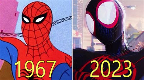 Evolution Of Spider Man In Cartoons W Facts 1967 2023 Youtube