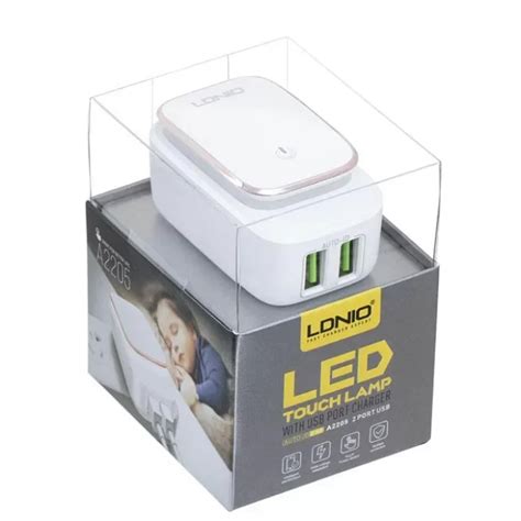 Ldnio A Wall Charger With Night Light And Usb With Type C Cable