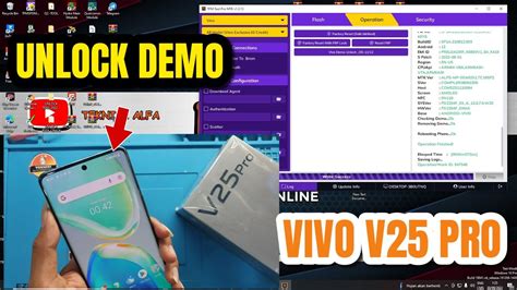 Step By Step Cara Unlock Demo Vivo V Pro Menggunakan Tfmtool Youtube