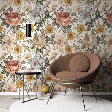 Victorian Wallpaper Pattern Rose