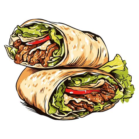 Premium Vector Turkish Doner Kebab Vintage Woodcut Engraving Style