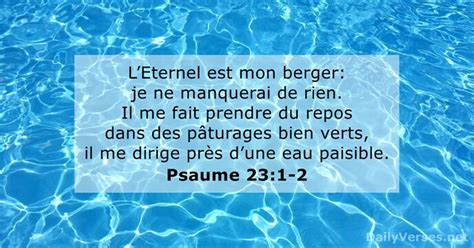 Novembre Verset Biblique Du Jour Psaume