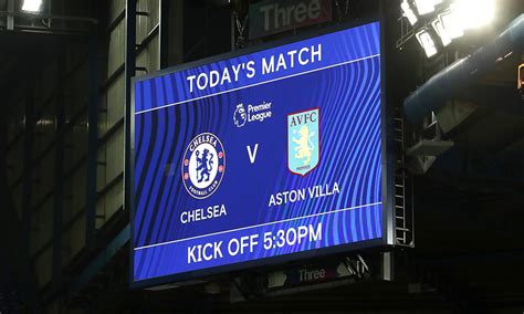 Confirmed Line Up: Chelsea vs Aston Villa – Talk Chelsea