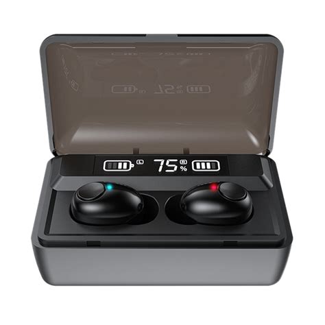 T8 Wireless Headphones Bass Bluetooth 5 0 Earphone Mini True Tws Earbuds With Power Bank Led