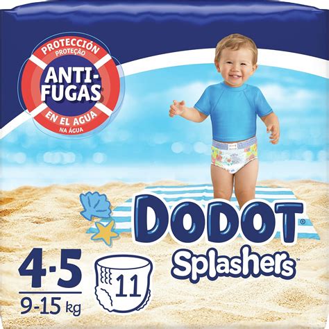 Dodot Splashers Lot De Couches De Bain Jetables Non Gonflantes Et