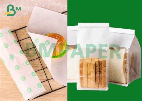 50gsm White Kraft Paper Roll Food Grade For Package 600mm 1000mm