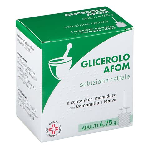 Glicerolo Afom Adulti G Soluzione Rettale Ml Redcare