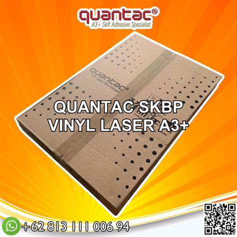 Jual Quantac Skbp Sticker Vinyl Digital Laser A Gloss Matte Trans