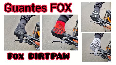 Guantes Fox Dirtpaw Guantes Para Ciclismo Y Motociclismo Para Mtb