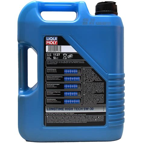 Liqui Moly Longtime High Tech 5W 30 5 Liter 1137