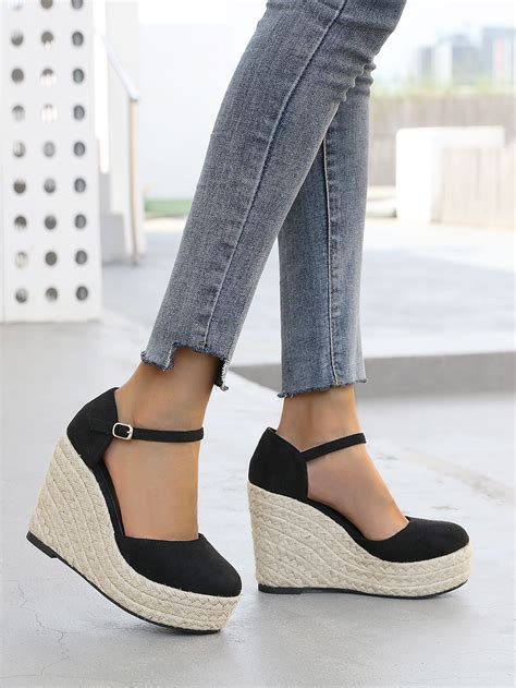 Platform Espadrille Wedge Sandals Ankle Strap Buckle Pumps Artofit