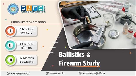 Ballistics Firearm Study Online Course Sherlock Institute Of