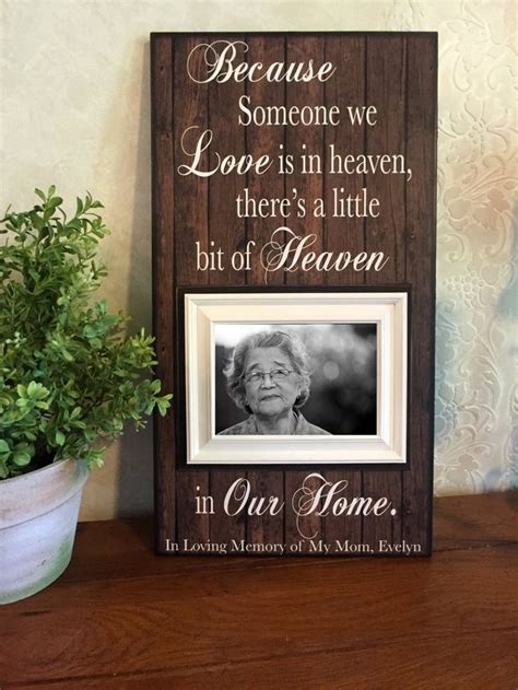 Memorial Frame Bereavement T Personalized Frame Etsy Funeral