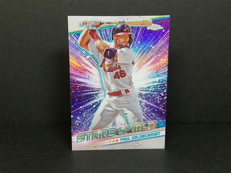 Topps Csmlb Paul Goldschmidt Cardinals Stars Of Mlb Chrome