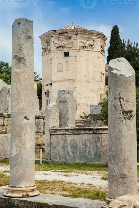 torre de el vientos o el relojería de andrónico kyrrhestes un octagonal