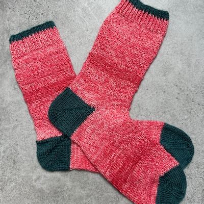 Easy Cable Sock Knitting Pattern Beginner Friendly the - Etsy